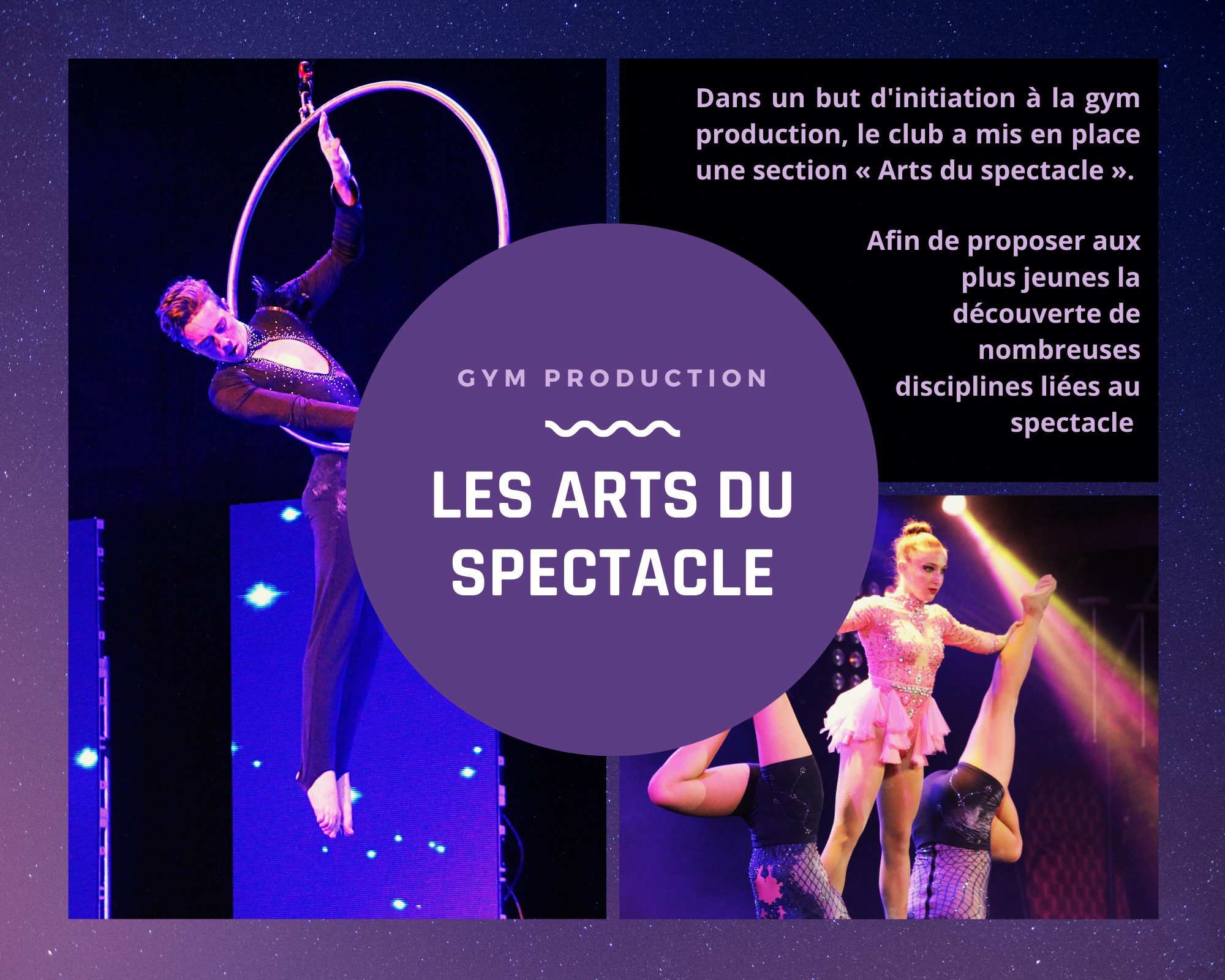 Spectacle de gymnastique artistique 