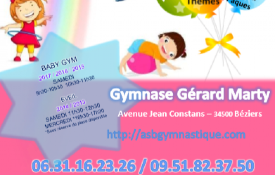 INSCRIPTION BABY GYM