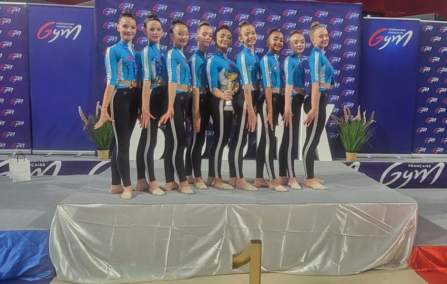 L'ASB GYM CHAMPION DE FRANCE POUR LA 4eme ANNEE CONCECUTIVE
