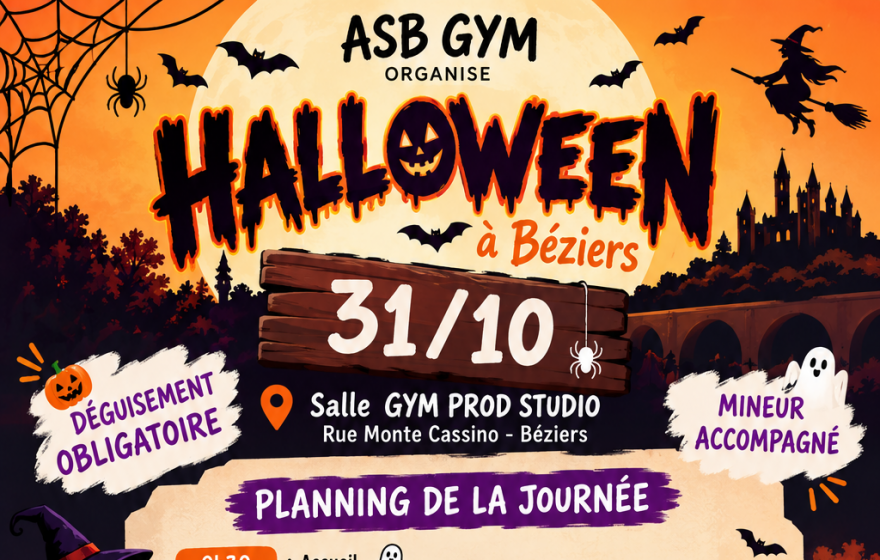 HALLOWEEN À L’ASB GYM